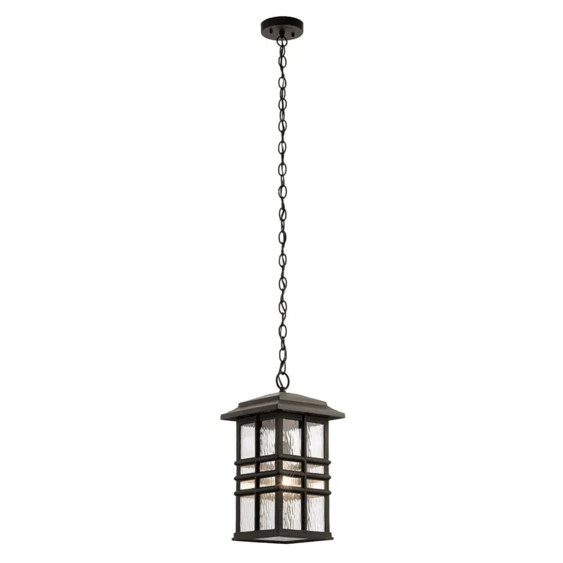 Kup online Latarnia wisząca Beacon Square KL-BEACON-SQUARE8-OZ Elstead Lighting 1x60 W E27 Stary brąz