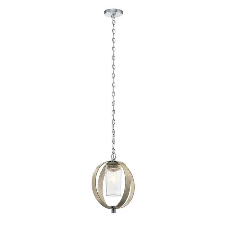 Wybór klientów Latarnia wisząca Grand Bank KL-GRAND-BANK-P-DAG Elstead Lighting 1x60 W E27 Postarzana antyczna szarość/Szczotkowane aluminium