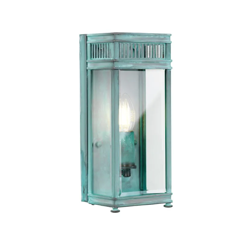 Mała latarnia naścienna Holborn HL7-S-VDG Elstead Lighting 1x40 W E14 Grynszpan Popularny