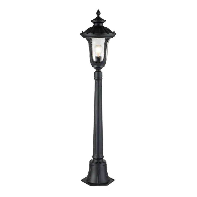 Zniżka Mała latarnia ogrodowa Chicago CC4-S-BK Elstead Lighting 1x60 W E27 Teksturowana czerń