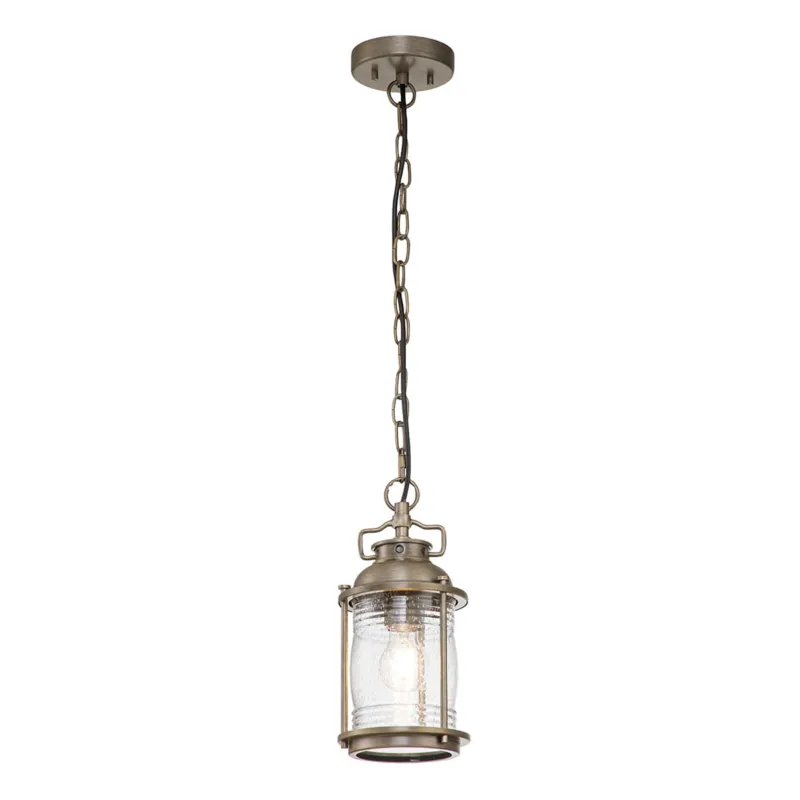 Hit sprzedaży Mała latarnia wisząca Ashland Bay KL-ASHLANDBAY8-S-BU Elstead Lighting 1x60 W E27 Oksydowany brąz