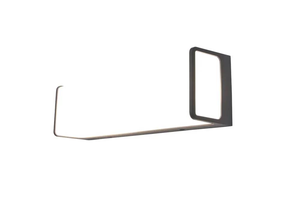 Lampa elewacyjna Lutec Doblo 5107401125 IP54 1xLED Aluminium Szary Bezpieczne zakupy
