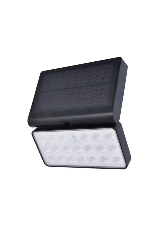 Oferta czasowa Lampa elewacyjna Lutec Tuda Solar - Czujnik ruchu 6935501330 IP44 1xLED Tworzywo Czarny