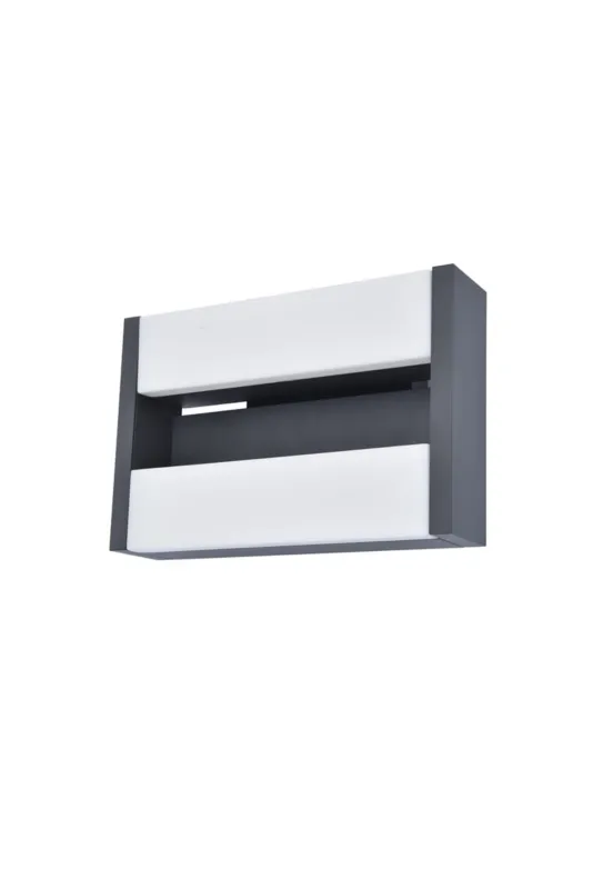 Zamów teraz Lampa ścienna Kinkiet zewnętrzny LED Lutec Conroy 5107001118 IP54 1xLED Aluminium Szary