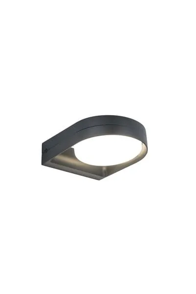 Lampa ścienna Kinkiet zewnętrzny LED Lutec Fele 5196301118 IP54 1xLED Aluminium Szary Oferta limitowana