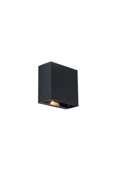 Ograniczona ilość Lampa ścienna Kinkiet zewnętrzny LED Lutec Gemini 5104003012 IP54 1xLED Aluminium Czarny