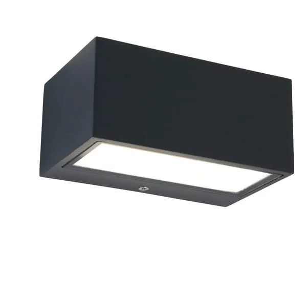 Hit cenowy Lampa ścienna Kinkiet zewnętrzny LED Lutec Gemini 5189102118 IP54 1xLED Aluminium