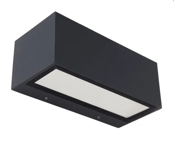 Cena promocyjna Lampa ścienna Kinkiet zewnętrzny LED Lutec Gemini 5189112118 IP54 1xLED Aluminium