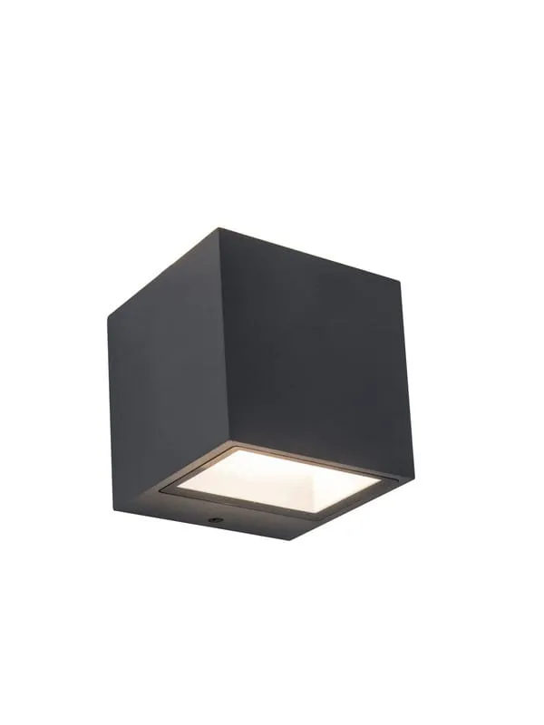 Hit sprzedaży Lampa ścienna Kinkiet zewnętrzny LED Lutec Gemini 5189114118 IP54 1xLED Aluminium Szary