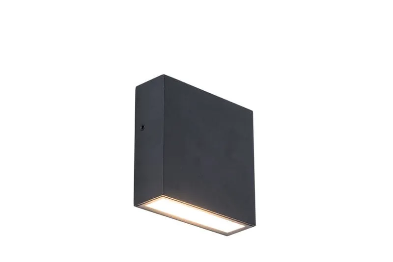Lampa ścienna Kinkiet zewnętrzny LED Lutec Gemini Xf 5104002012 IP54 1xLED Aluminium Czarny Taniej