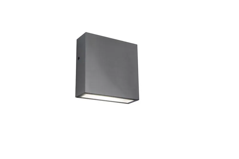 Nowość Lampa ścienna Kinkiet zewnętrzny LED Lutec Gemini Xf 5104004001 IP54 1xLED Stal Srebrny
