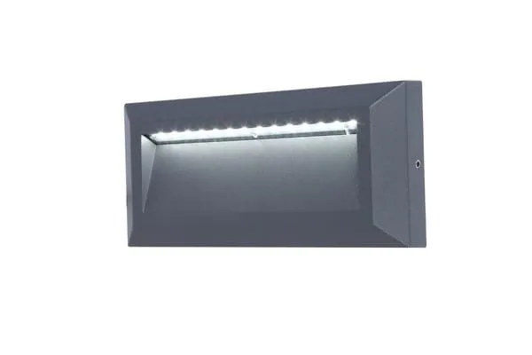 Oferta limitowana Lampa ścienna Kinkiet zewnętrzny LED Lutec Helena 5191602118 IP54 1xLED Aluminium
