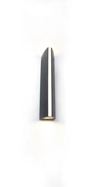 Szybka wysyłka Lampa ścienna Kinkiet zewnętrzny LED Lutec Leo 5192701330 IP54 1xLED Aluminium Czarny