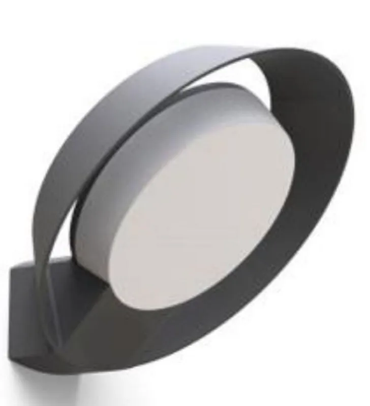 Lampa ścienna Kinkiet zewnętrzny LED Lutec Polo 5205701118 IP54 1xLED Aluminium Szary Hit cenowy