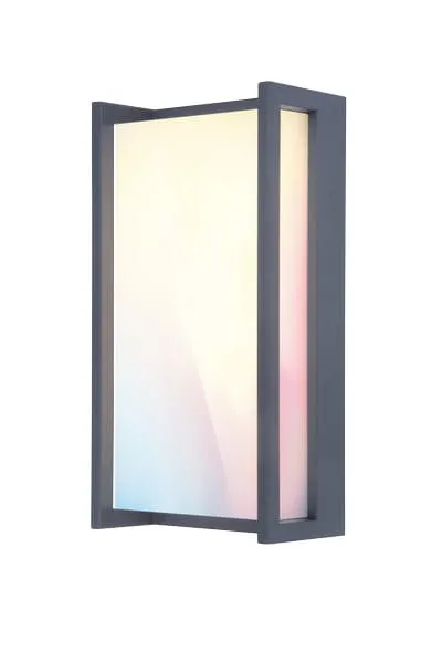 Szybka wysyłka Lampa ścienna Kinkiet zewnętrzny LED Lutec Qubo 5193004118 IP54 1xLED Aluminium Szary