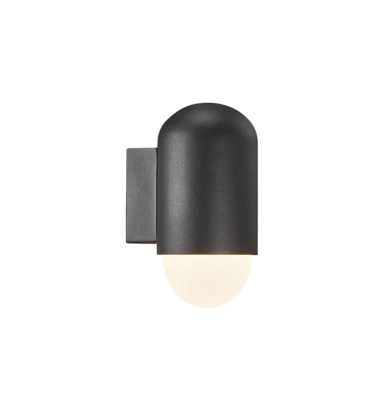 Lampa Ścienna HEKA 2118211003 Nordlux E27 15W Aluminium Czarny Nowy
