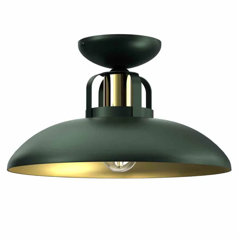 Szybka dostawa Lampa Sufitowa Felix Green/Gold 1Xe27 Milagro