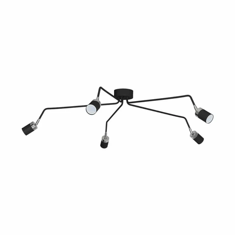 Wybór klientów Lampa Sufitowa Joker Black 5Xgu10 Milagro