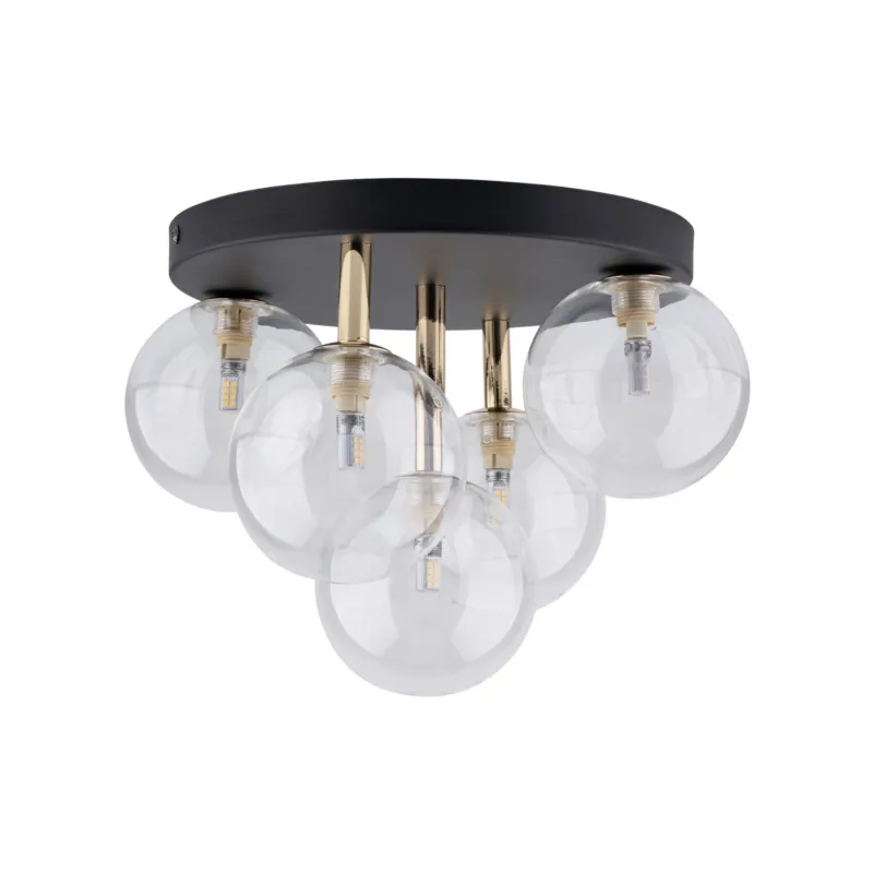 Dostępne od ręki Lampa sufitowa Nilos Black / 5x G9 - TK Lighting