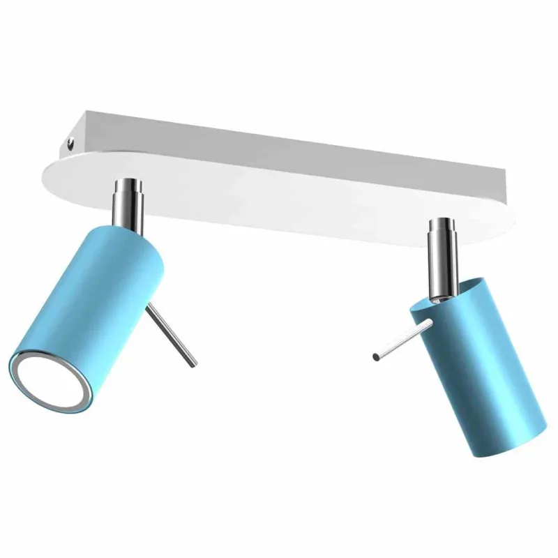 Lampa Sufitowa Preston Blue/White 2X Mini Gu10 Milagro Nowy