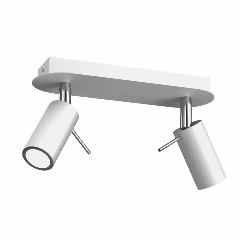 Lampa Sufitowa Preston White/Chrome 2X Mini Gu10 Milagro Hit cenowy