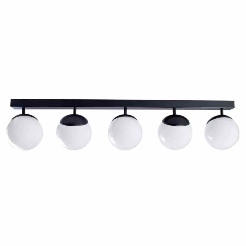 Lampa Sufitowa Sfera Black 5Xe14 Milagro Premium
