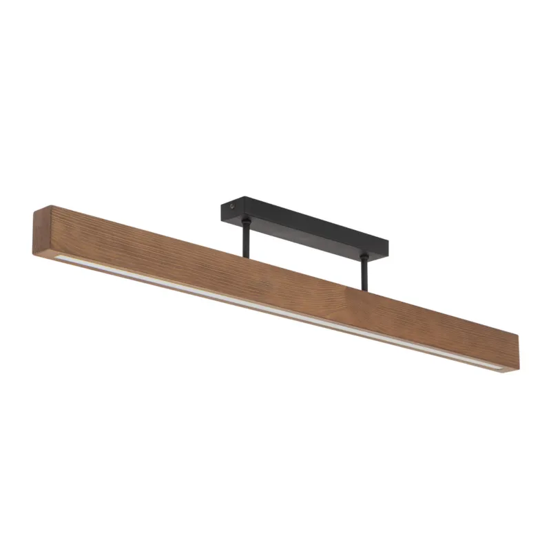 Wyprzedaż Lampa sufitowa Teo Czarny, Orzech 1x LED - TK Lighting