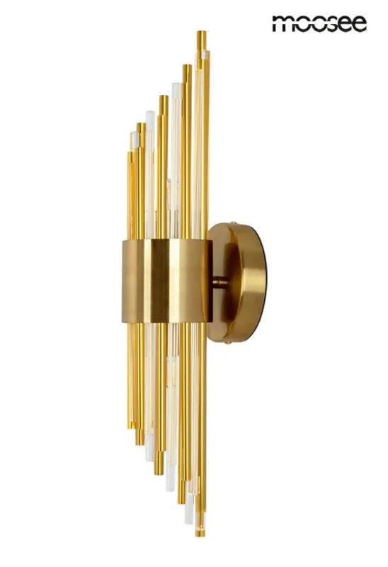 Lampa ścienna AMADEO złota – Moosee Promocja