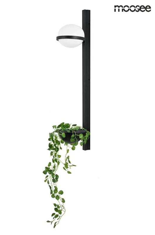 Lampa ścienna PLANT WALL czarna – Moosee Najlepsza cena