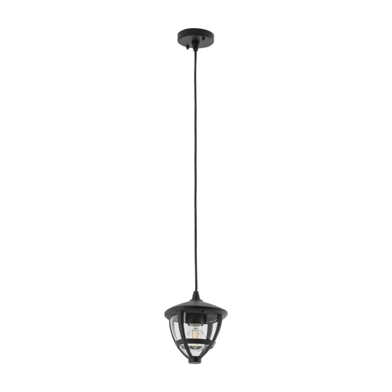 Bezpieczna płatność Lampa wisząca AMELIA 1xE27 IP44 czarna 10496 Nowodvorski