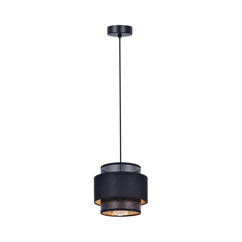 Lampa wisząca AMOS K-5280 Czarny, złoty 1 źr., E27, 15W LED - Kaja Dodaj do koszyka