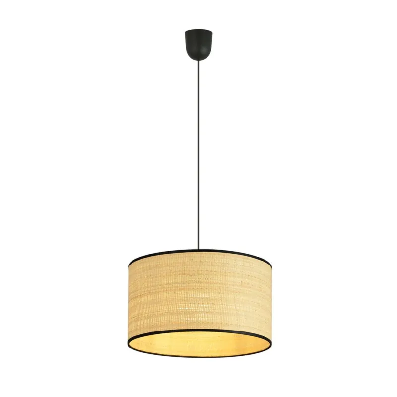 Lampa wisząca Aston czarny / klosz brązowy 1x E27 - Emibig Wyjątkowa oferta