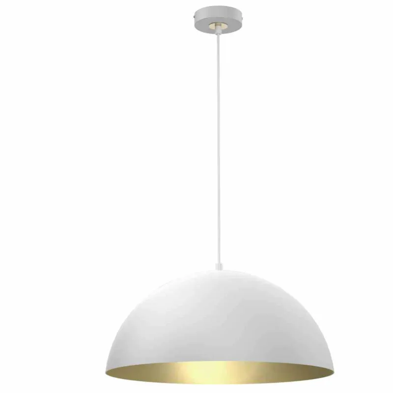 Lampa Wisząca Beta White/Gold 1Xe27 45Cm Milagro Ostatnia szansa