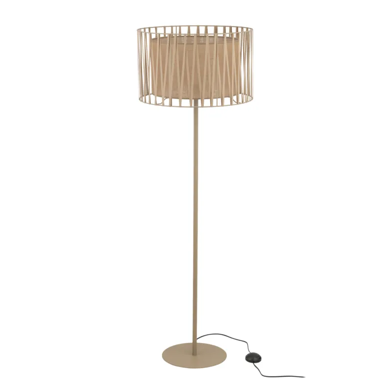 Lampa podłogowa Harmony Sabia Juta Sabia 1x E27 - TK Lighting Oferta