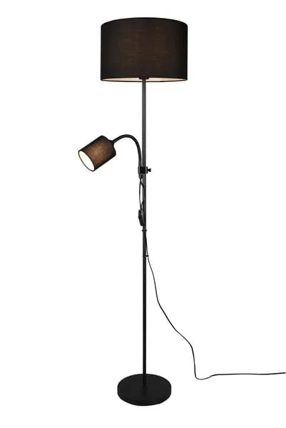 Lampa podłogowa Owen czarny E27 + E14 R40192002 - RL Super okazja