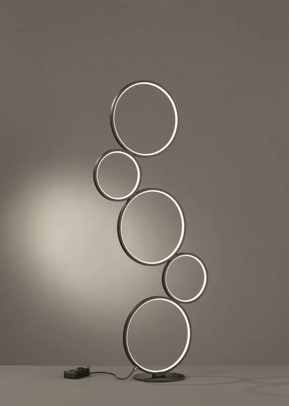 Lampa podłogowa Rondo czarny LED zintegrowany 422610532 - Trio Ostatnia szansa