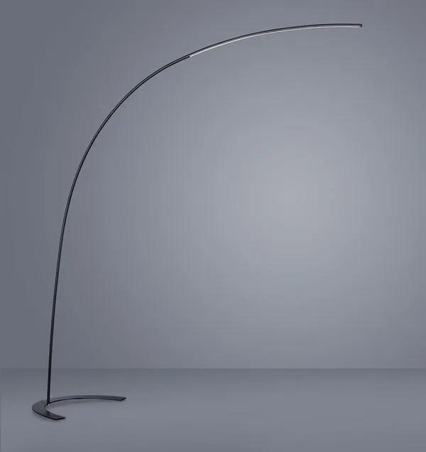 Ograniczona ilość Lampa podłogowa Shanghai czarny LED zintegrowany 427511802 - Trio