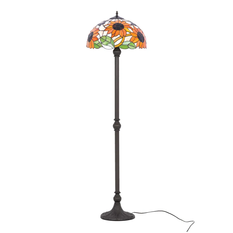 Lampa podłogowa SUNFLOWER K-F16814 Wielokolorowy 2 źr., E27, 15W LED - Kaja Super okazja