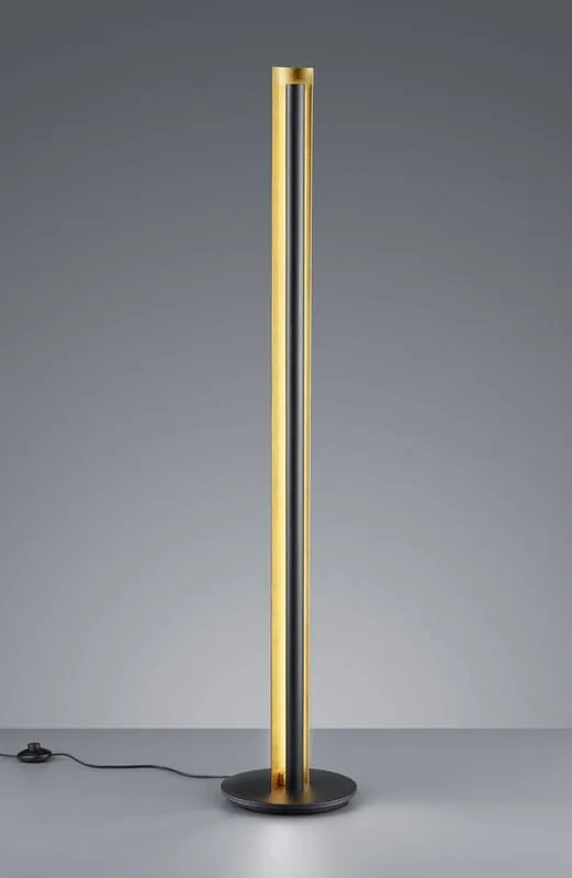 Lampa podłogowa Texel czarny LED zintegrowany 474410179 - Trio Super okazja