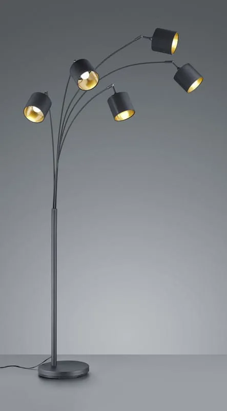 Lampa podłogowa Tommy czarny E14 R46330579 - RL Ekspresowa dostawa