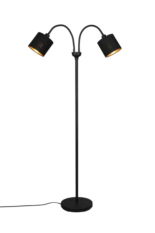 Lampa podłogowa Tommy złoty i odcienie złota, czarny E14 R46332079 - RL Ostatnia szansa