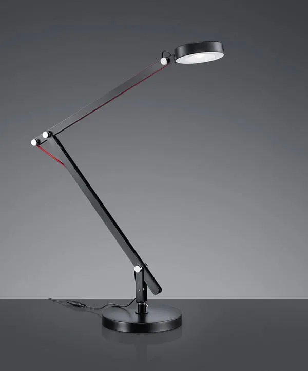 Zamów dziś Lampa stołowa Amsterdam czarny LED zintegrowany 527920102 - Trio