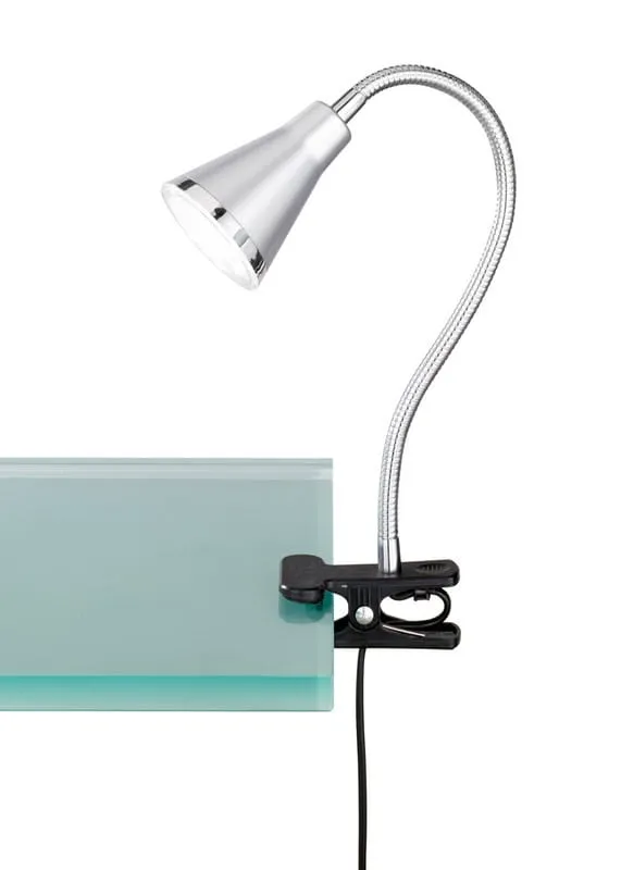 Łatwy zwrot Lampa stołowa Arras srebrny i odcienie srebra, czarny LED zintegrowany R22711187 - RL