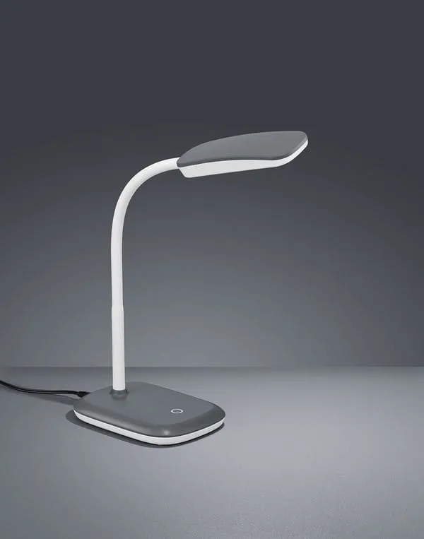 Lampa stołowa Boa srebrny i odcienie srebra LED zintegrowany R52431187 - RL Ekspresowa dostawa