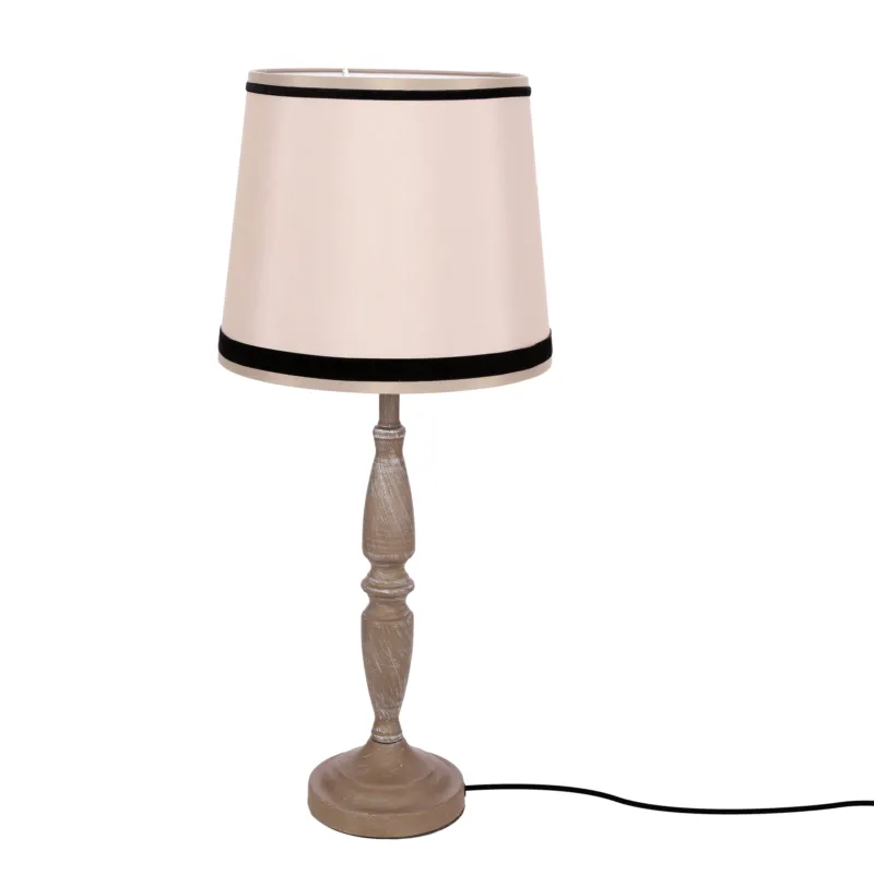 Dodaj do koszyka Lampa stołowa Candellux Cardinale 58 szara 1×E27