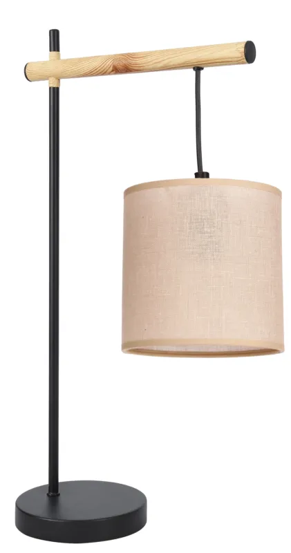 Lampa stołowa Candellux Combi czarna 1×E27 Nowość