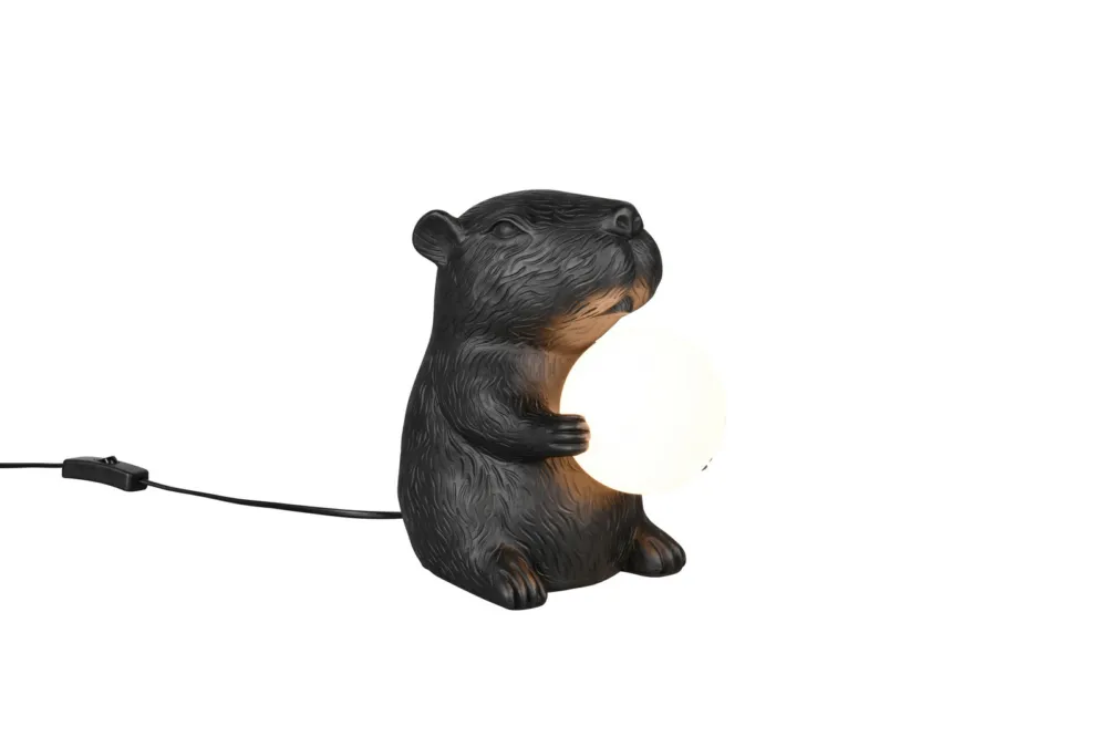 Bezpieczna płatność Lampa stołowa Capi czarny G9 R56721002 - RL