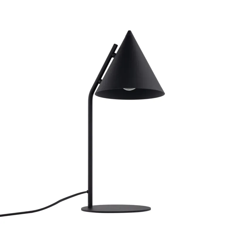 Zniżka Lampa stołowa Cono Black Lampka 1x E27 - TK Lighting