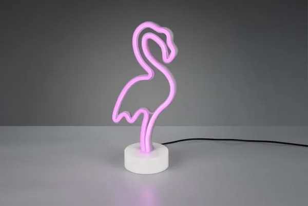 Hit sprzedaży Lampa stołowa Flamingo biały LED zintegrowany R55240101 - RL