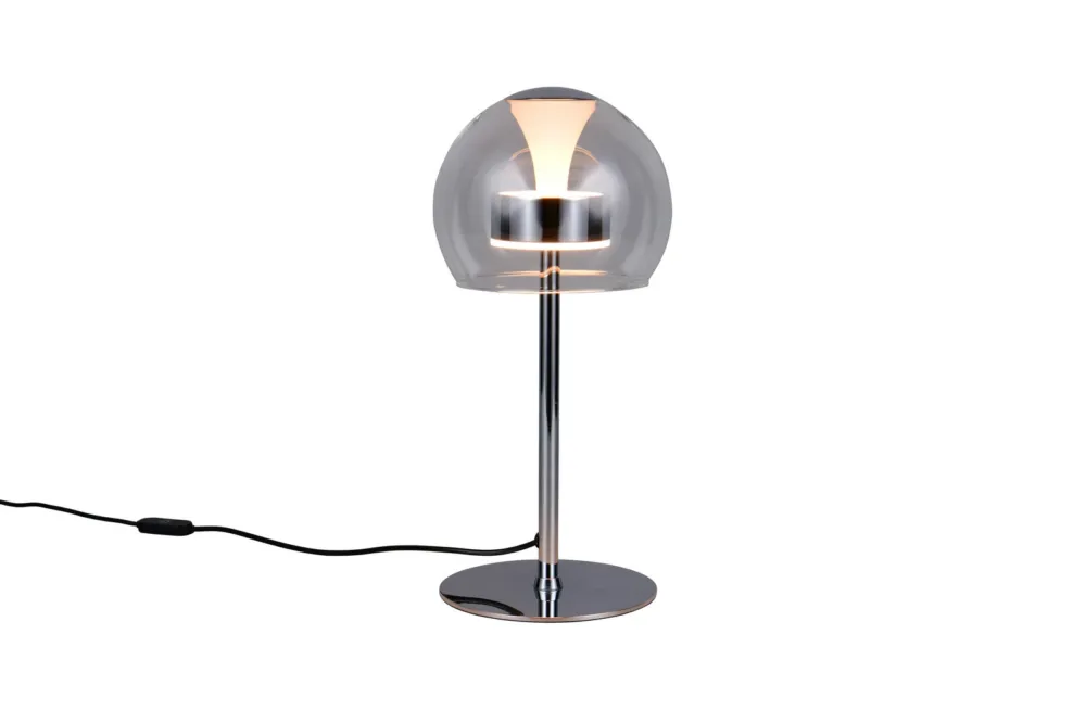 Lampa stołowa Flynt szary i odcienie szarości LED zintegrowany 531610106 - Trio Taniej